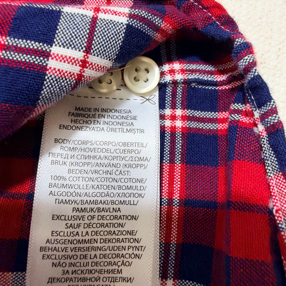 Polo Ralph Lauren Button Down Mens XXL Red Plaid Classic Fit Long Sleeve Shirt - Picture 4 of 10